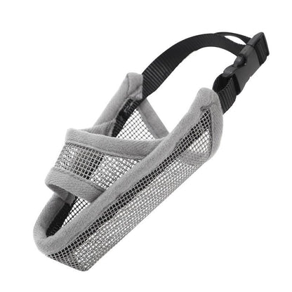 Dog Mouth Cover Anti-Bite Mesh Dog Mouth Cover Medium And Large Dogs Anti-Drop Mask S - Green