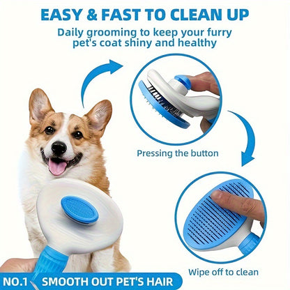 Blue 6-Piece Dog Grooming Bath Set - Absorbent Microfiber Towels & Wash Mitts for Shiny Coats