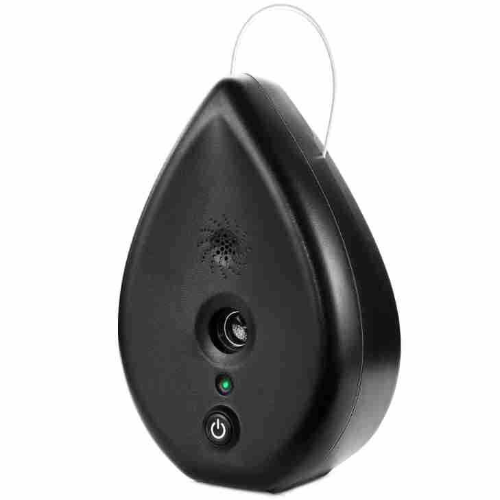Black Ultrasonic Anti-Barking Device - Automatic Dog Bark Control & Training Aid | Rechargeable, 3 Modes, 50ft Range