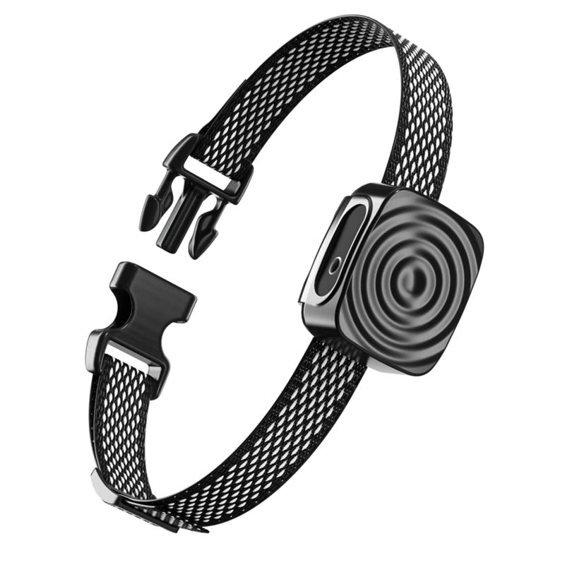 Water Ripple Pattern Waterproofing USB Rechargeable Smart Color Screen Anti-Bark Collar - Vibration Dog Training Collar