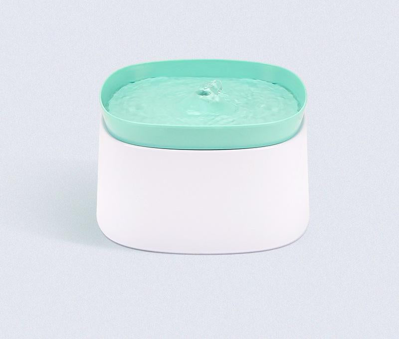 Automatic Pet Water Fountain - USB Powered, Multi-Stage Filtration, Ultra-Quiet, 2L Capacity(Green)