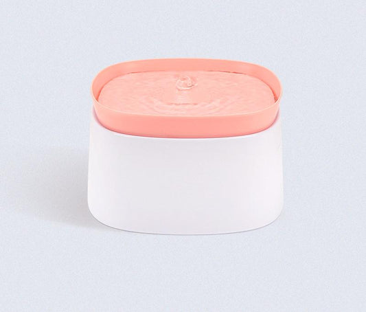 Automatic Pet Water Fountain - USB Powered, Multi-Stage Filtration, Ultra-Quiet, 2L Capacity(Pink)