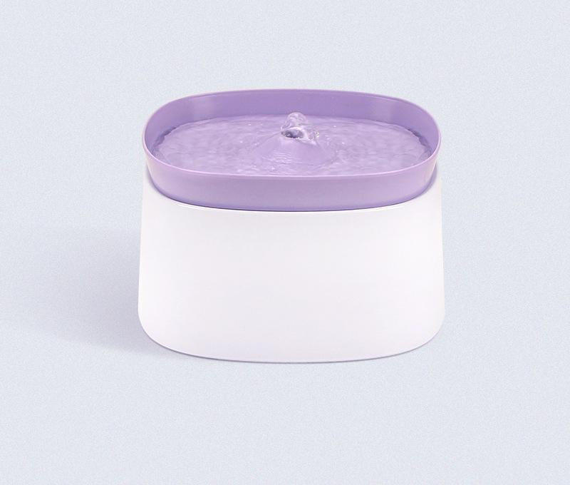 Automatic Pet Water Fountain - USB Powered, Multi-Stage Filtration, Ultra-Quiet, 2L Capacity(Purple)