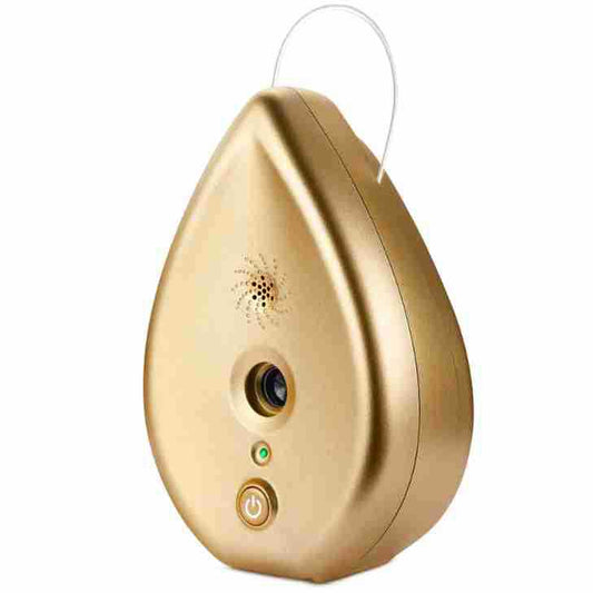 Automatic Ultrasonic Dog Bark Deterrent - Up to 50ft Range, Safe Frequency Conversion, Indoor Use(gold)