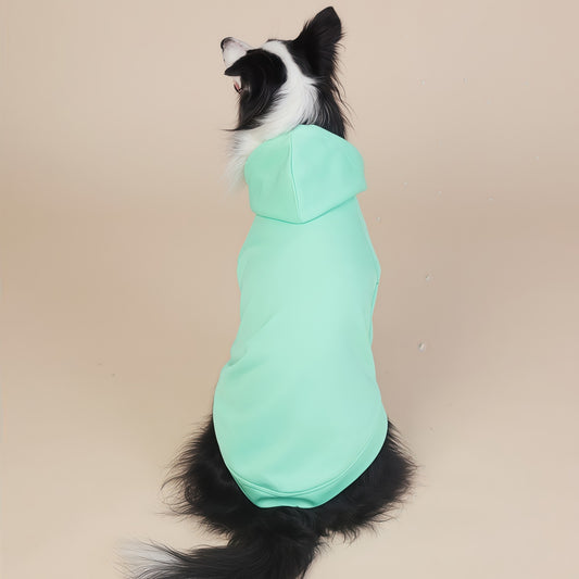 Green Classic Dog Sweatshirt with Hood & Drawstrings - For Large Dogs (Size : 7XL)